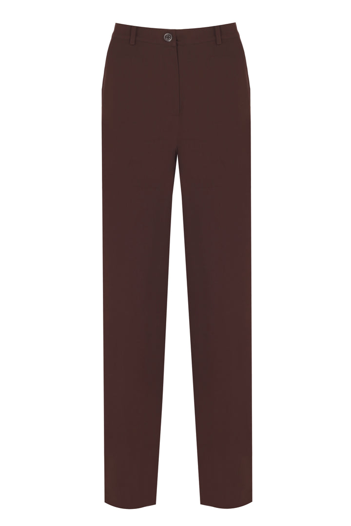 TRACY PANTS - DARK BROWN