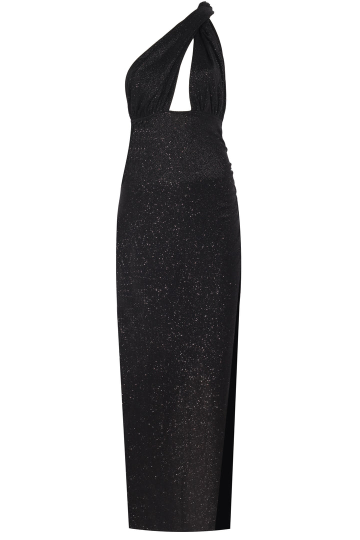 CONVERTIBLE DRESS - SHINY BLACK