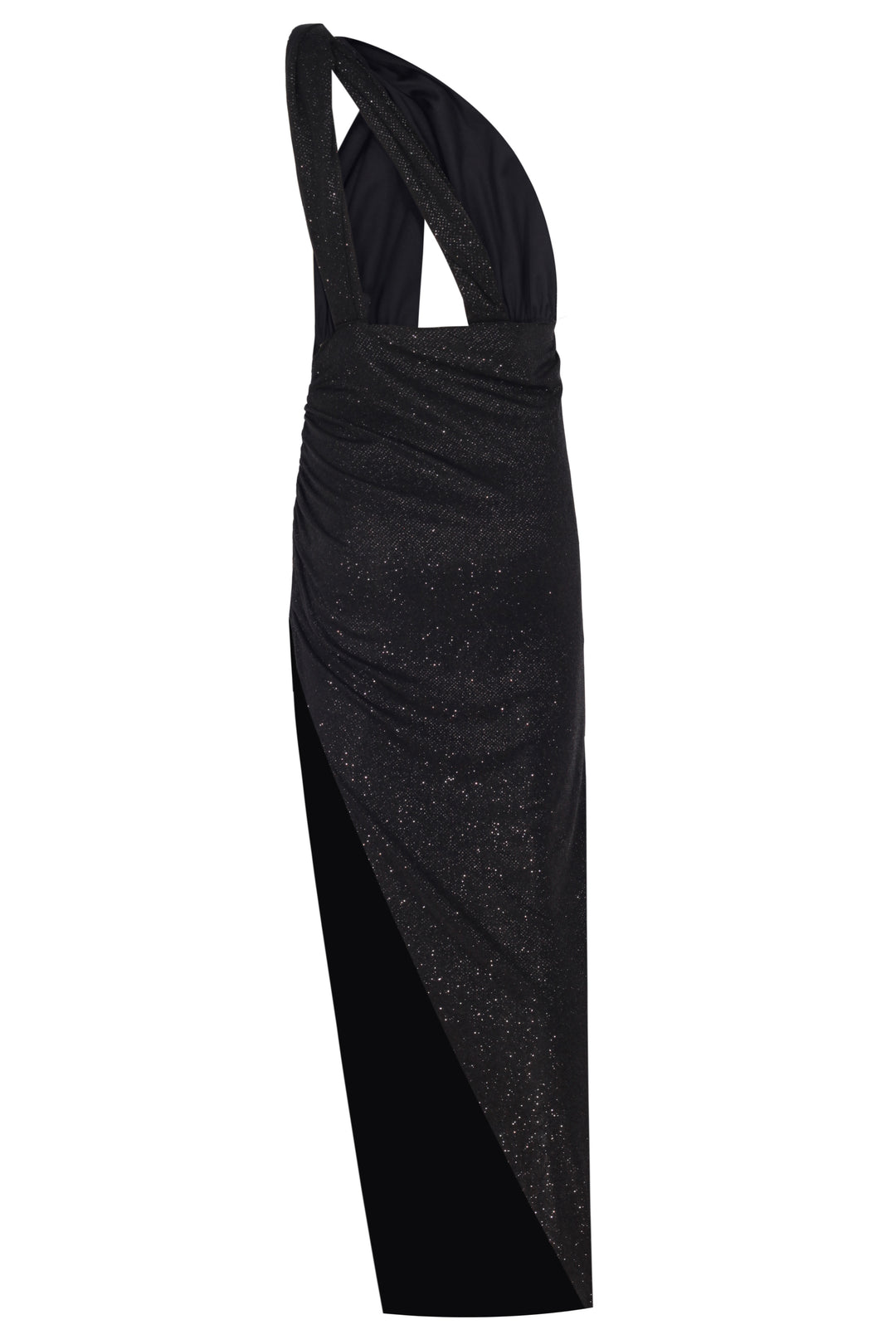 CONVERTIBLE DRESS - SHINY BLACK